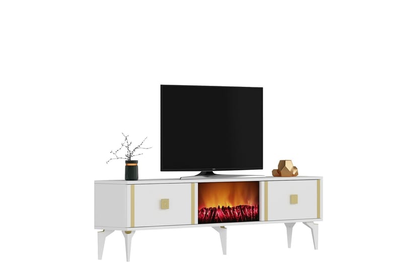 Male TV-Bord 150 cm - Guld - TV-borde