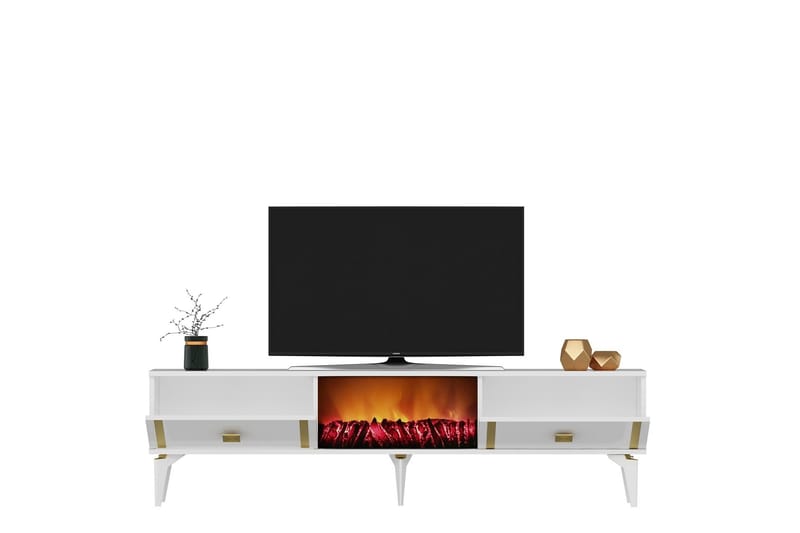 Male TV-Bord 150 cm - Guld - TV-borde