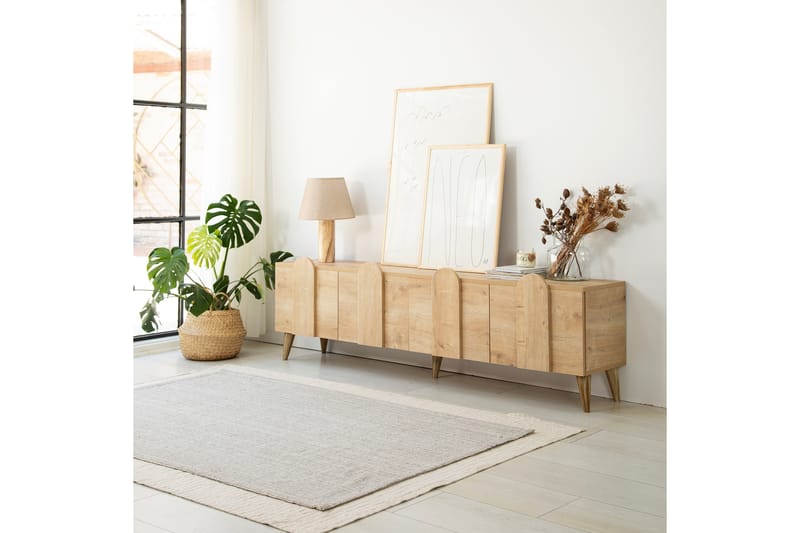 Malpani TV-Bord 180 cm - Oak - Møbler - TV borde & mediemøbler - TV-borde