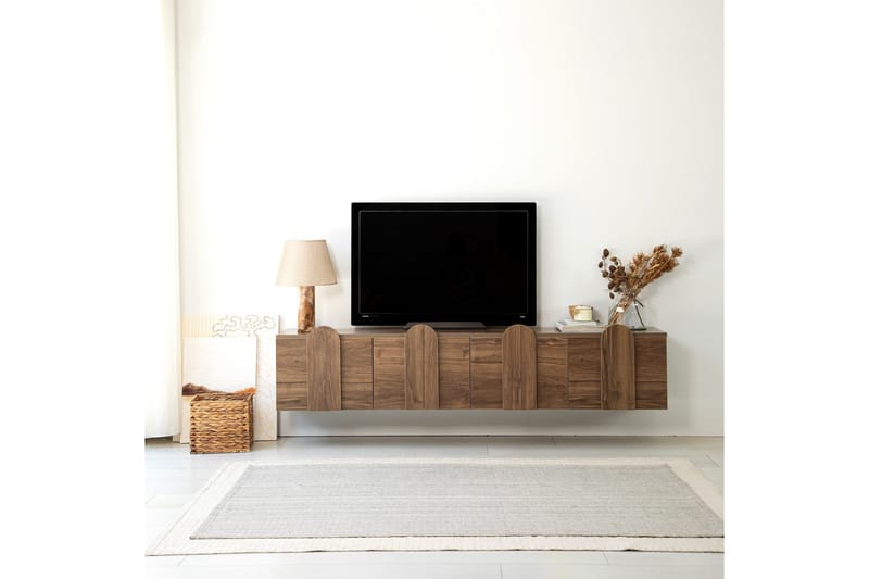 Malpani TV-Bord 180 cm - Valnød finér - Møbler - TV borde & mediemøbler - TV-borde