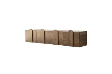 Malpani TV-Bord 180 cm - Valnød finér - Møbler - TV borde & mediemøbler - TV-borde