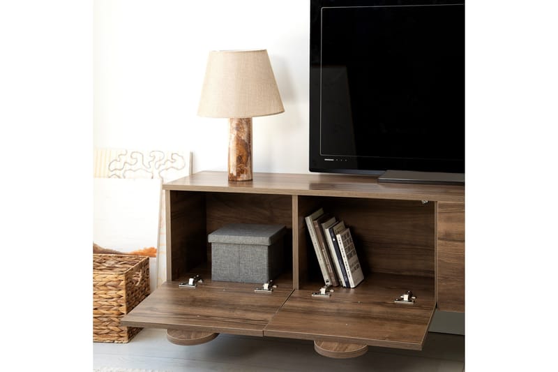 Malpani TV-Bord 180 cm - Valnød finér - Møbler - TV borde & mediemøbler - TV-borde