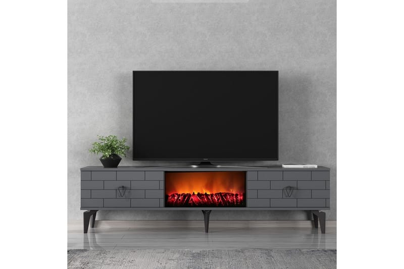 Mangla TV-Bord 150 cm - Antracit - Møbler - TV borde & mediemøbler - TV-borde