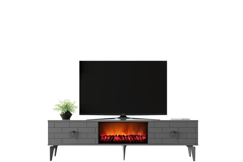 Mangla TV-Bord 150 cm - Antracit - TV-borde