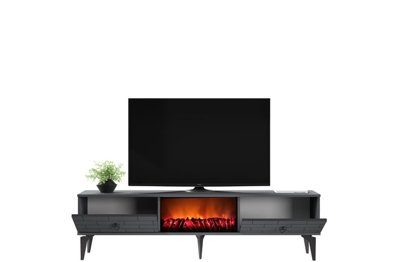Mangla TV-Bord 150 cm - Antracit - Møbler - TV borde & mediemøbler - TV-borde