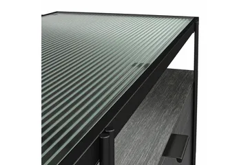 Marinko Tv-bord 140 cm med Opbevaring i Træ med Metalben - Sort - Møbler - TV borde & mediemøbler - TV-borde