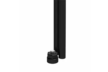 Marinko Tv-bord 140 cm med Opbevaring i Træ med Metalben - Sort - Møbler - TV borde & mediemøbler - TV-borde