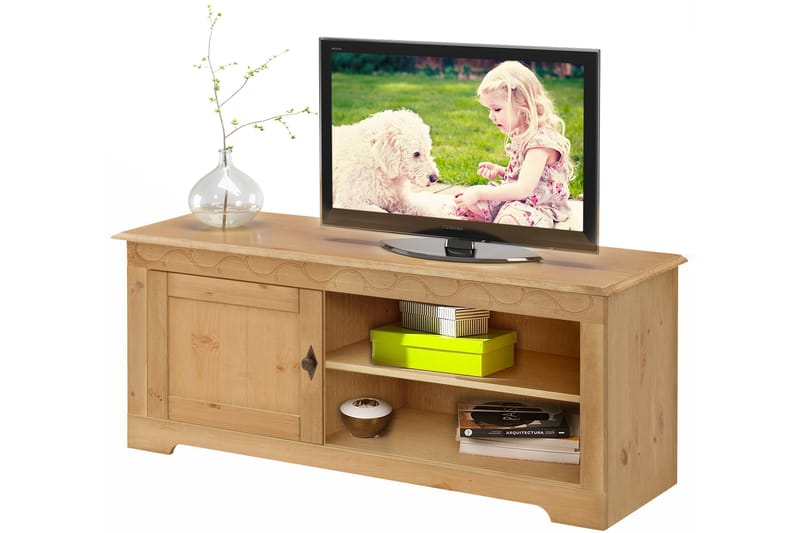Marzell tv-bord 125 cm - Brun - Møbler - TV borde & mediemøbler - TV-borde