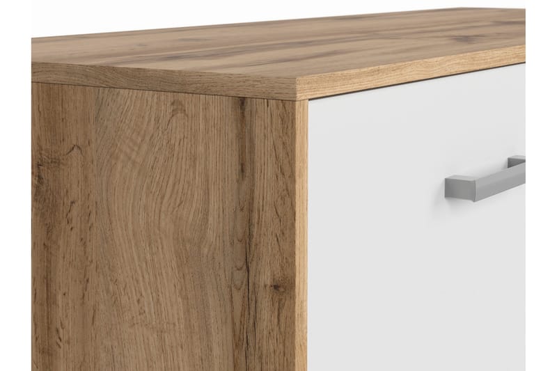 Matos TV-Bord 118,5 cm - Træ/Natur/Hvid - Møbler - TV borde & mediemøbler - TV-borde