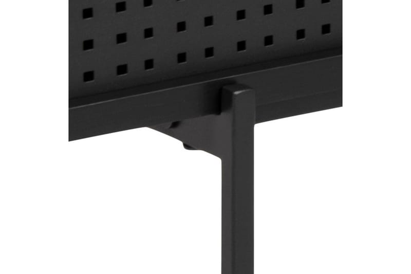 Mehoopany Fritstående Tv-bord 140 cm med Opbevaring i Malet Træ - Sort - Møbler - TV borde & mediemøbler - TV-borde