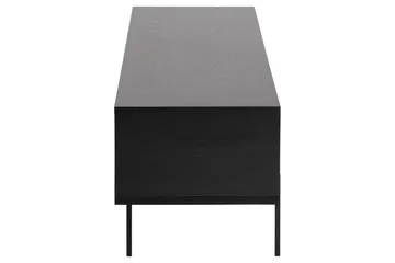 Mehoopany Fritstående Tv-bord 140 cm med Opbevaring i Malet Træ - Sort - Møbler - TV borde & mediemøbler - TV-borde