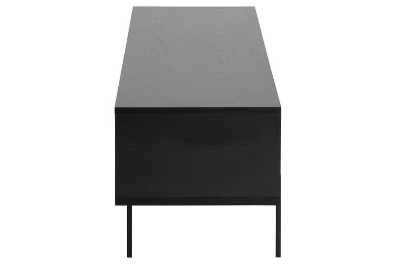Mehoopany Fritstående Tv-bord 140 cm med Opbevaring i Malet Træ - Sort - Møbler - TV borde & mediemøbler - TV-borde