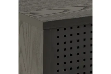 Mehoopany Fritstående Tv-bord 180 cm med Opbevaring i Mørkt Træ - Sort - Møbler - TV borde & mediemøbler - TV-borde
