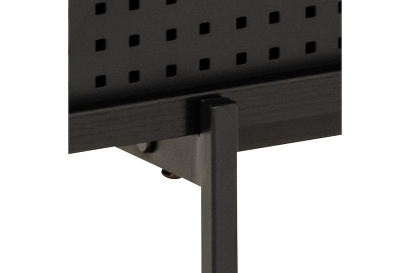 Mehoopany Fritstående Tv-bord 180 cm med Opbevaring i Mørkt Træ - Sort - Møbler - TV borde & mediemøbler - TV-borde