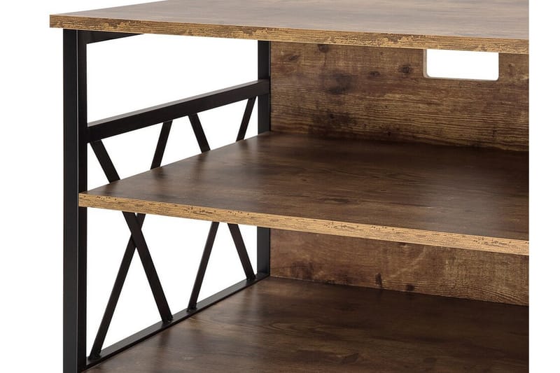 Melnychuk TV-Bord 120 cm - Brun - Møbler - TV borde & mediemøbler - TV-borde
