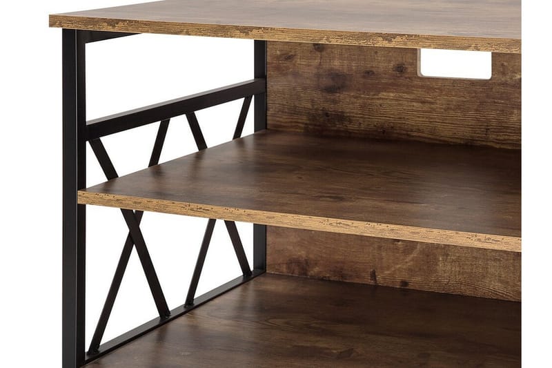 Melnychuk TV-Bord 120 cm - Brun - Møbler - TV borde & mediemøbler - TV-borde