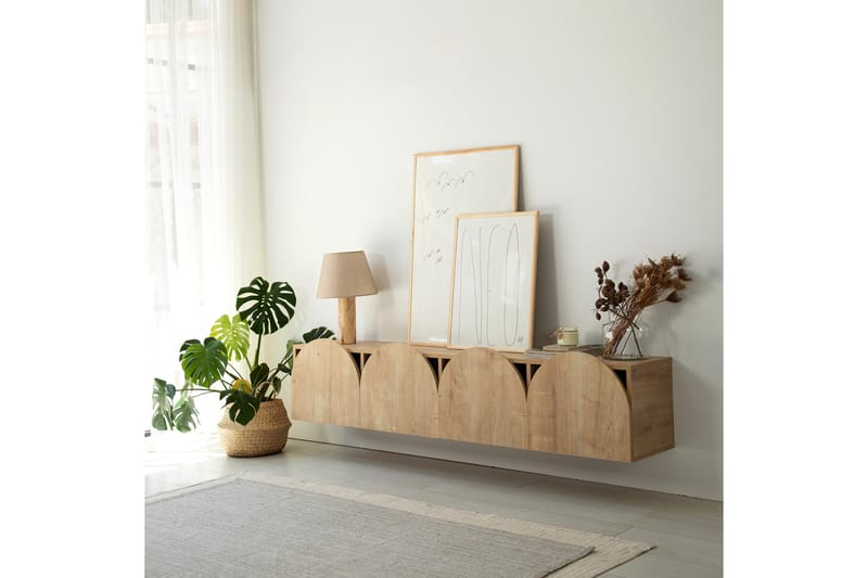 Mesta TV-Bord 180 cm - Oak - Møbler - TV borde & mediemøbler - TV-borde