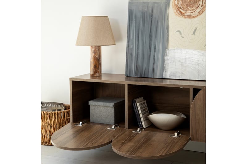 Mesta TV-Bord 180 cm - Valnød finér - Møbler - TV borde & mediemøbler - TV-borde