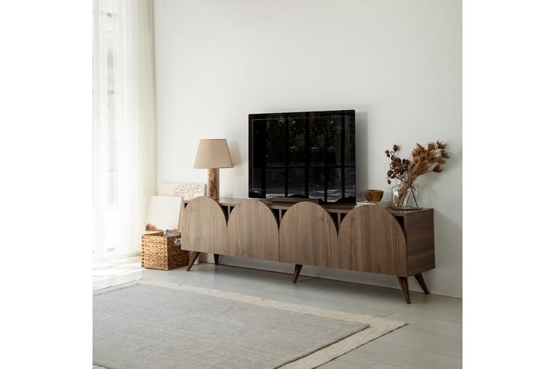 Mesta TV-Bord 180 cm - Valnød finér - Møbler - TV borde & mediemøbler - TV-borde