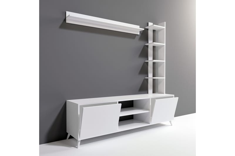 Milandes TV-Bord 180 cm - Hvid - Møbler - TV borde & mediemøbler - TV-borde