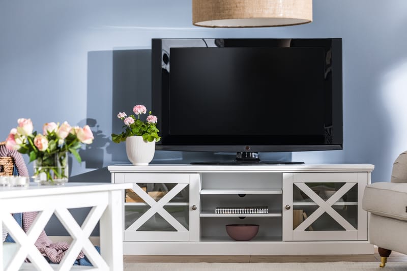 Milla TV-Bord 150 cm - Mat Hvid - Møbler - TV borde & mediemøbler - TV-borde