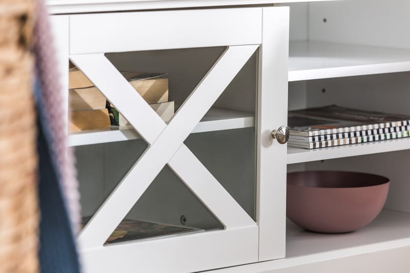 Milla TV-Bord 150 cm - Mat Hvid - Møbler - TV borde & mediemøbler - TV-borde
