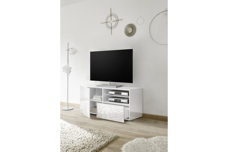 Mironne TV-Bord 122 cm - Hvid - Møbler - TV borde & mediemøbler - TV-borde