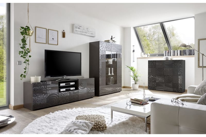 Mironne TV-Bord 181 cm - Grå - Møbler - TV borde & mediemøbler - TV-borde