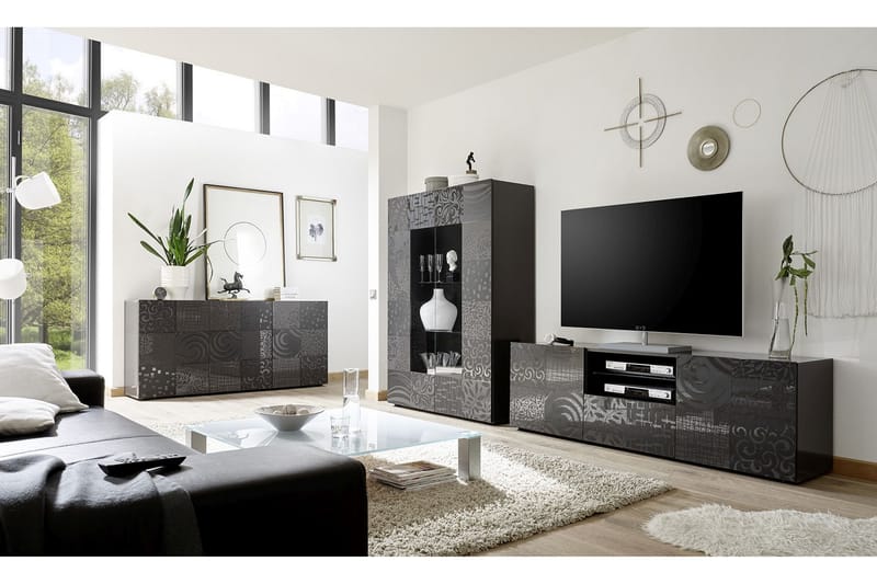 Mironne TV-Bord 181 cm - Grå - Møbler - TV borde & mediemøbler - TV-borde