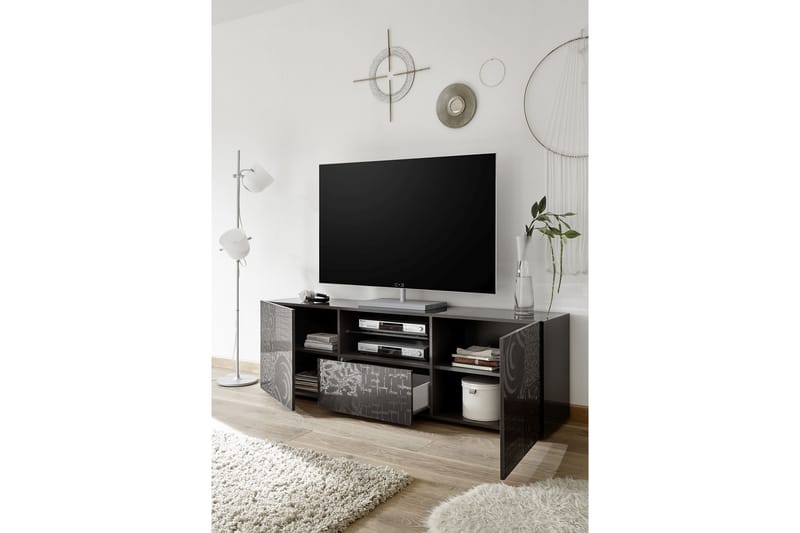 Mironne TV-Bord 181 cm - Grå - Møbler - TV borde & mediemøbler - TV-borde