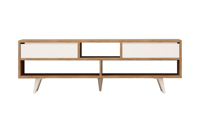 Mod Design TV-bænk 140 cm - Træ/hvid - Møbler - TV borde & mediemøbler - TV-borde