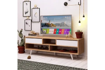 Mod Design TV-bænk 140 cm - Træ/hvid - Møbler - TV borde & mediemøbler - TV-borde