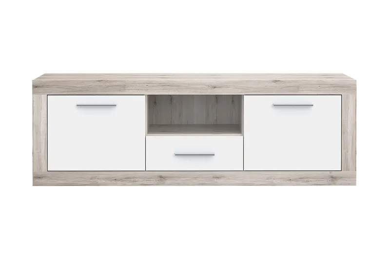 Mohaned TV-Bord 148 cm - Brun/hvid - Møbler - TV borde & mediemøbler - TV-borde