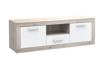 Mohaned TV-Bord 148 cm - Brun/hvid - Møbler - TV borde & mediemøbler - TV-borde