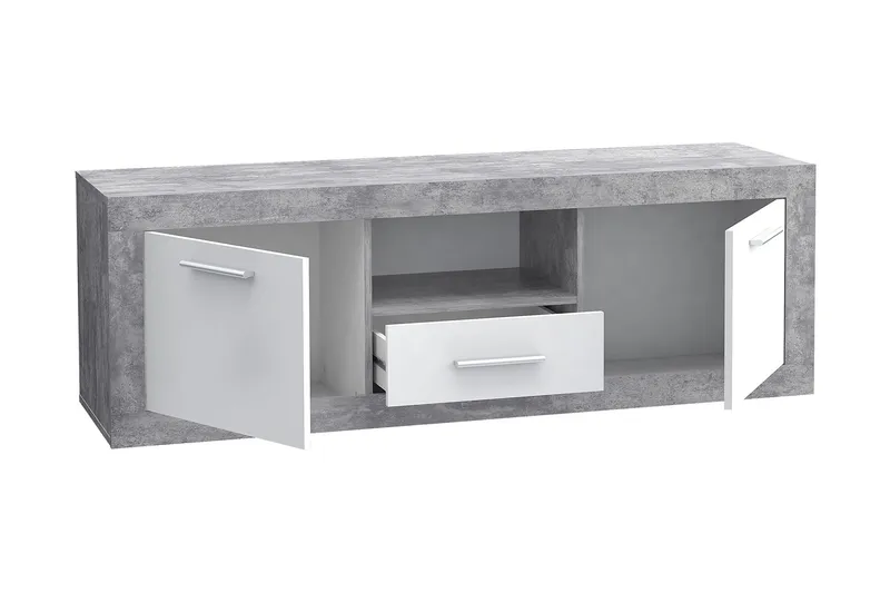 Mohaned TV-Bord 148 cm - Grå - Møbler - TV borde & mediemøbler - TV-borde