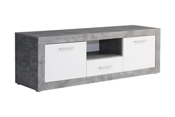 Mohaned Vægmonteret Tv-bord 148 cm med Opbevaring i Træ - Grå - Møbler - TV borde & mediemøbler - TV-borde
