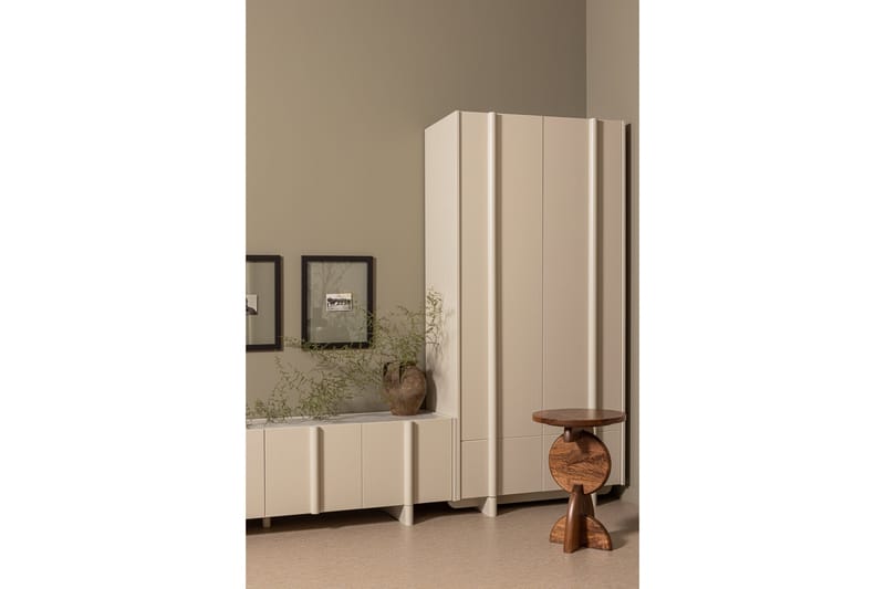 Morya TV-bord 46 cm - Beige - Møbler - TV borde & mediemøbler - TV-borde