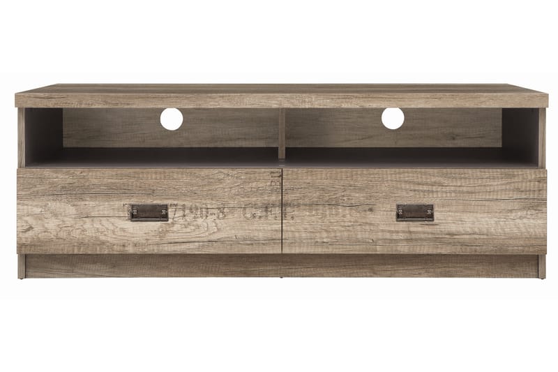 Movico TV-Bord 120 cm - Træ/Natur/Grå - Møbler - TV borde & mediemøbler - TV-borde