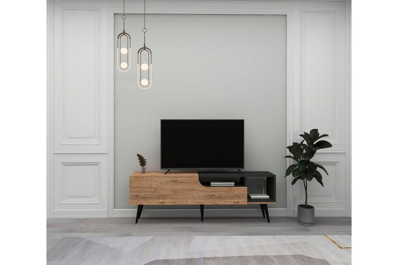 Mul TV-Bord 150 cm - Brun/Antracit - Møbler - TV borde & mediemøbler - TV-borde