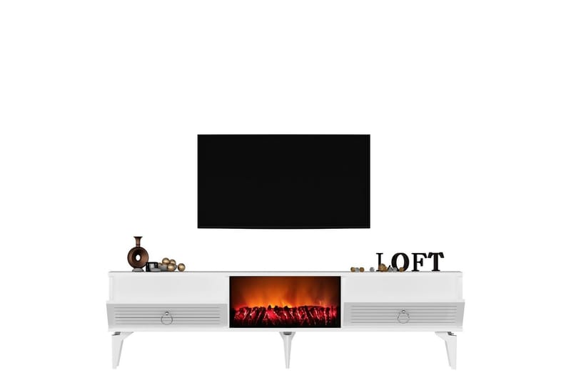 Mula TV-Bord 150 cm - Hvid - Møbler - TV borde & mediemøbler - TV-borde