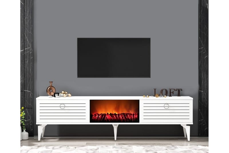 Mula TV-Bord 150 cm - Hvid - Møbler - TV borde & mediemøbler - TV-borde