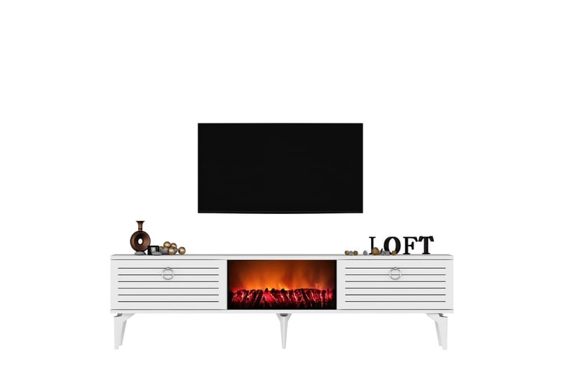 Mula TV-Bord 150 cm - Hvid - TV-borde
