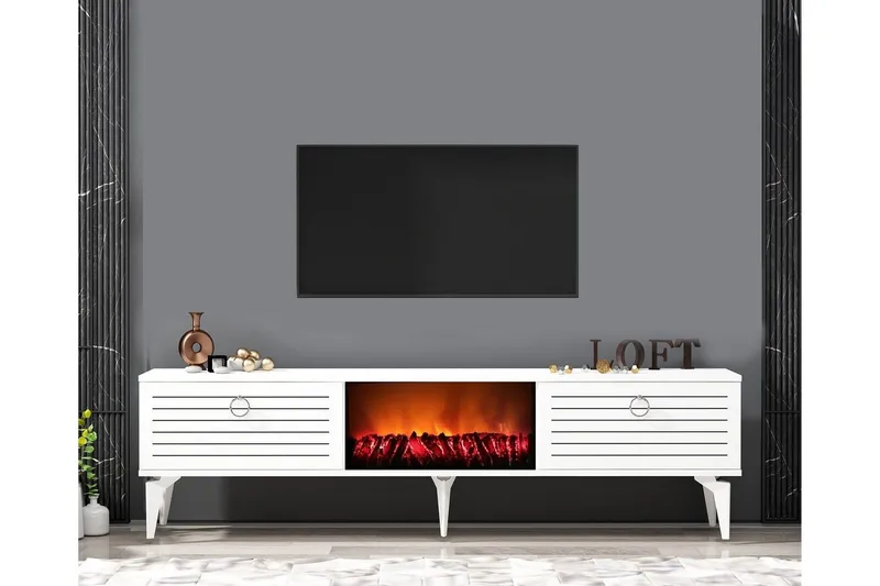 Mula TV-Bord 150 cm, Hvid