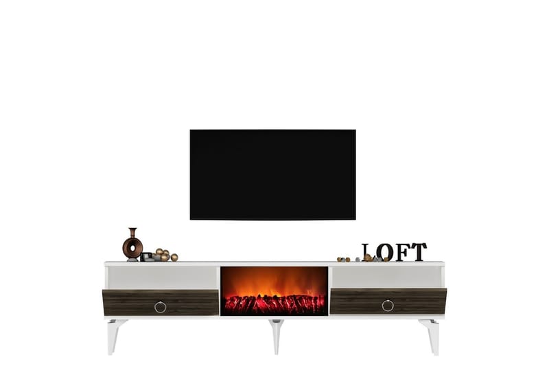 Mula TV-Bord 150 cm - Valnød finér - TV-borde