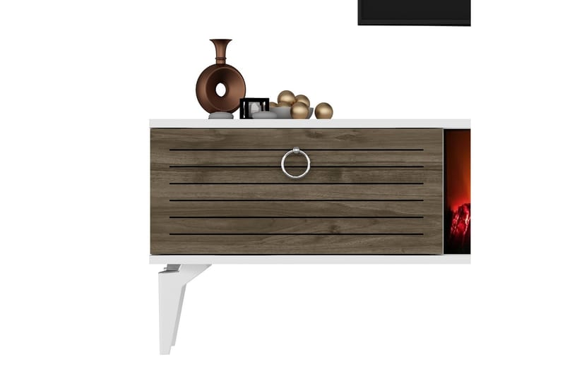 Mula TV-Bord 150 cm - Valnød finér - Møbler - TV borde & mediemøbler - TV-borde