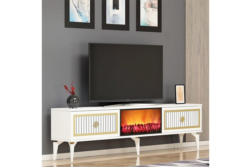 Munda TV-Bord 150 cm - Guld - TV-borde