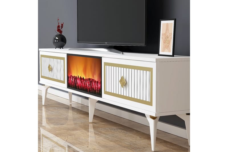 Munda TV-Bord 150 cm - Guld - Møbler - TV borde & mediemøbler - TV-borde