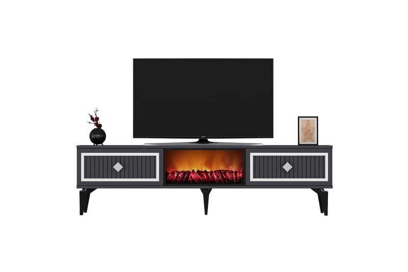 Munda TV-Bord 150 cm - Sølv - Møbler - TV borde & mediemøbler - TV-borde