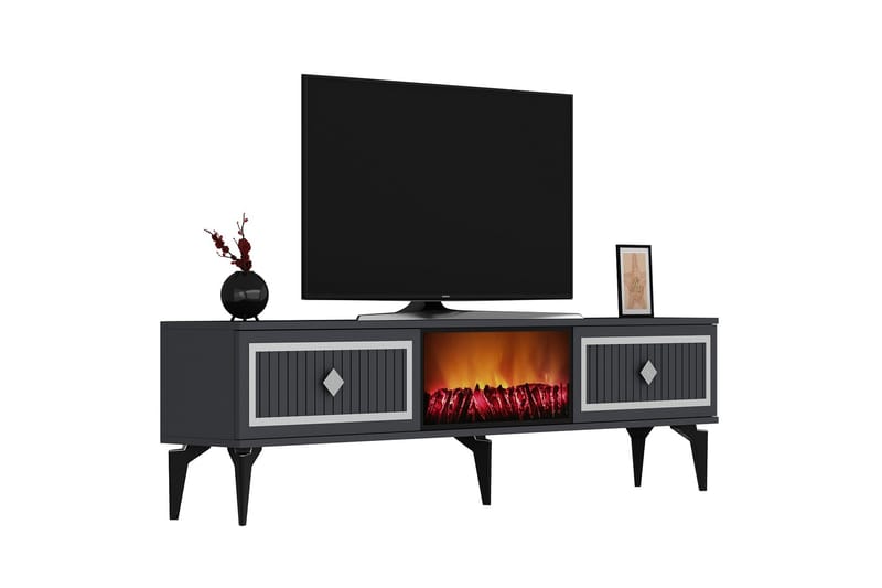 Munda TV-Bord 150 cm - Sølv - Møbler - TV borde & mediemøbler - TV-borde