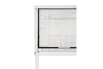 Munira Gulvstående Tv-bord 175 cm med Opbevaring i Fyr - Hvid - Møbler - TV borde & mediemøbler - TV-borde
